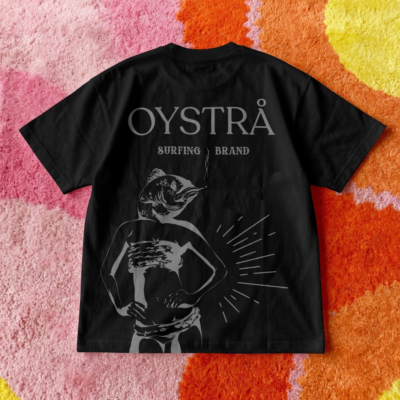 T-shirt oystrå × iDY — Gris