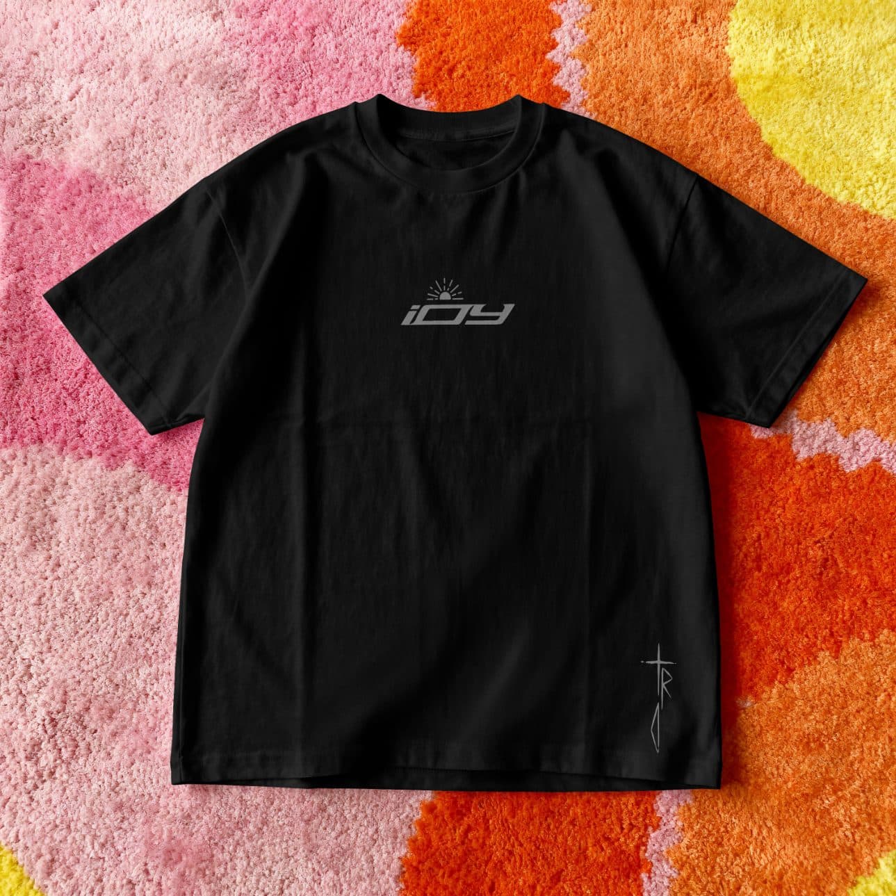 T-shirt oystrå × iDY — Gris